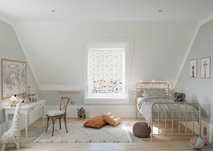 Nursery Safari, Brights - Twist&Fit Roller Blind - Image 8